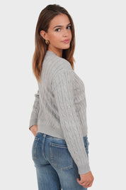 “Lily” cardigan grey