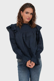 "France" blouse navy