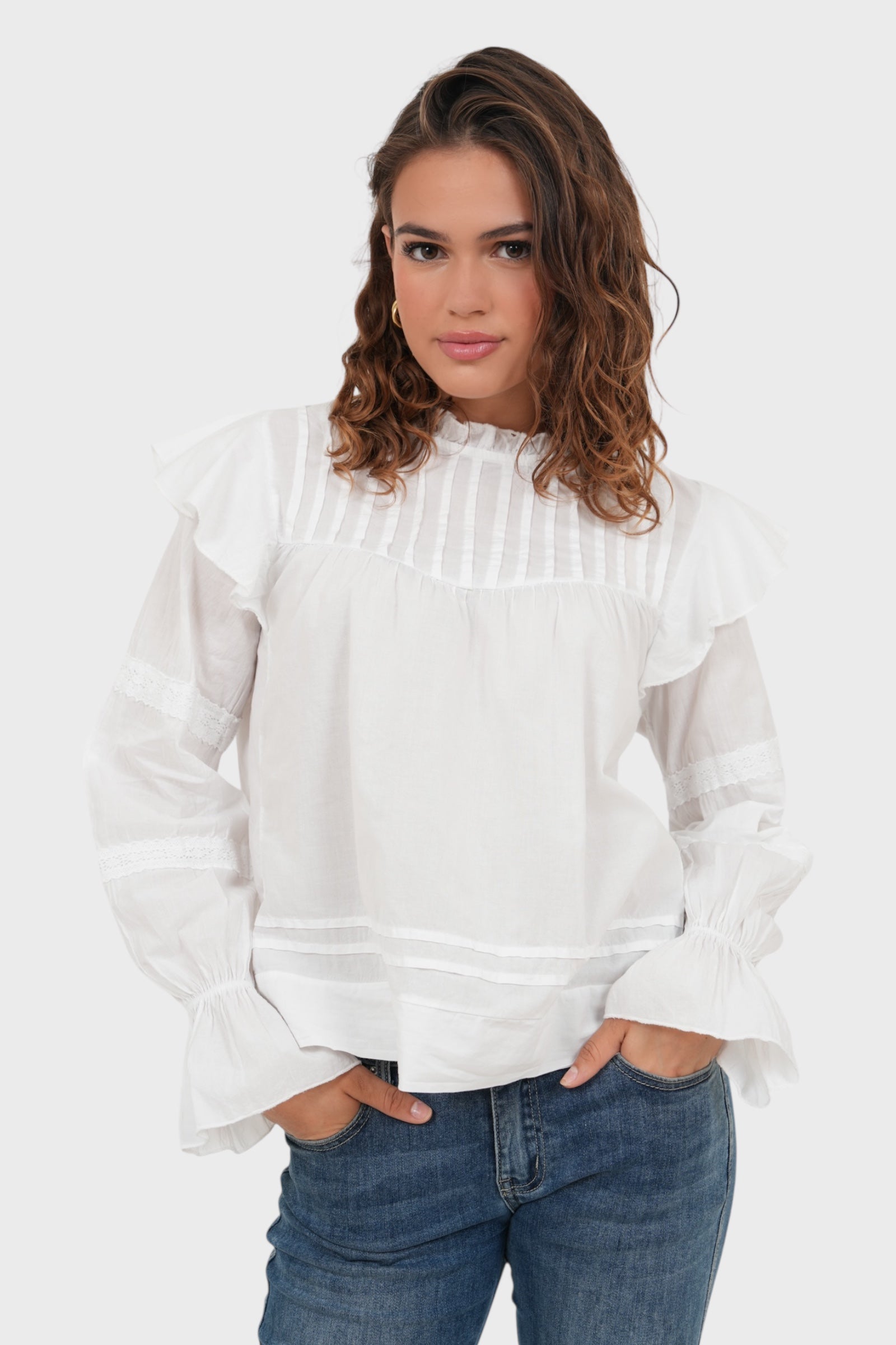 "France" blouse white