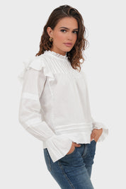 "France" blouse white