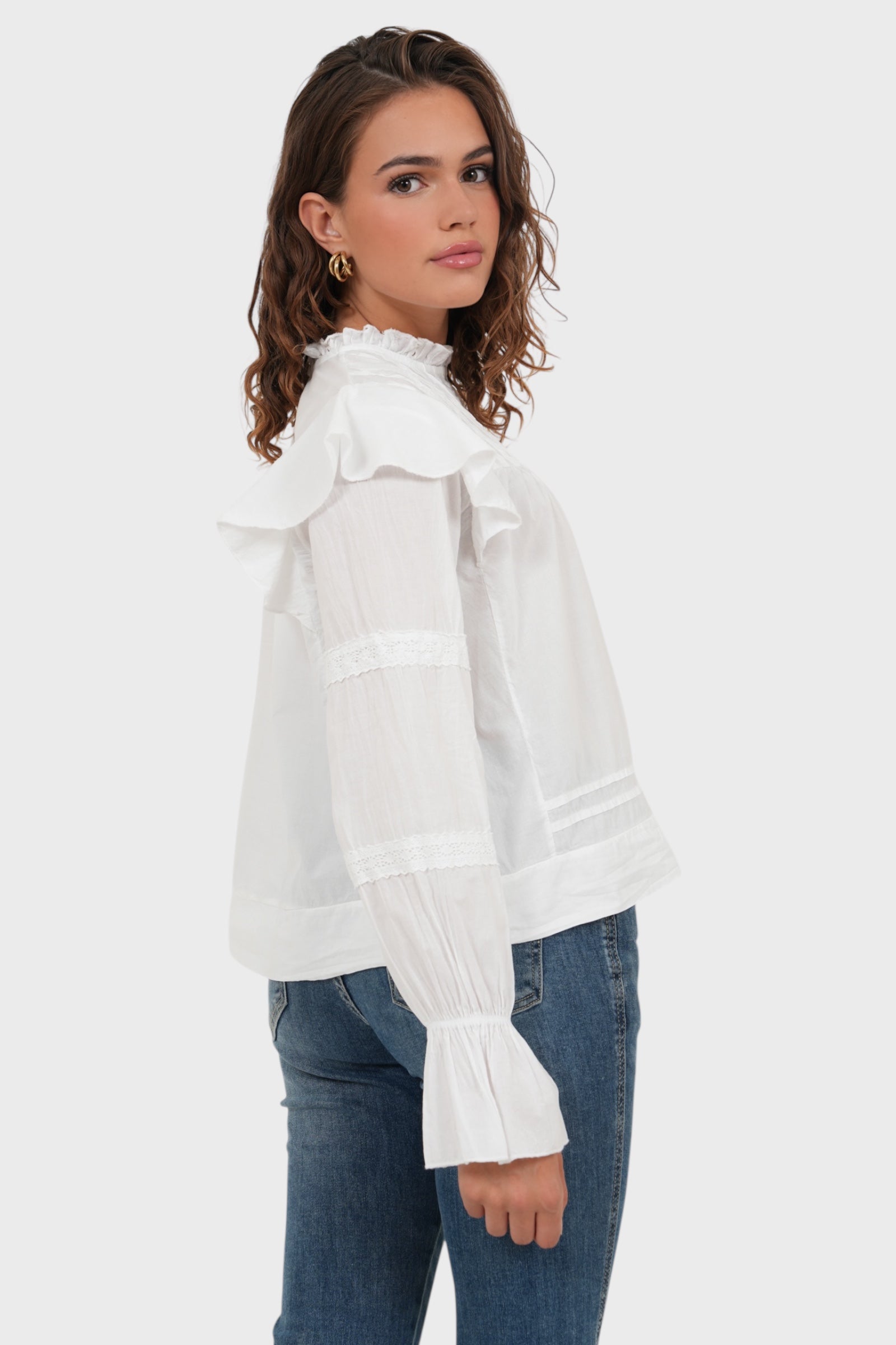 "France" blouse white