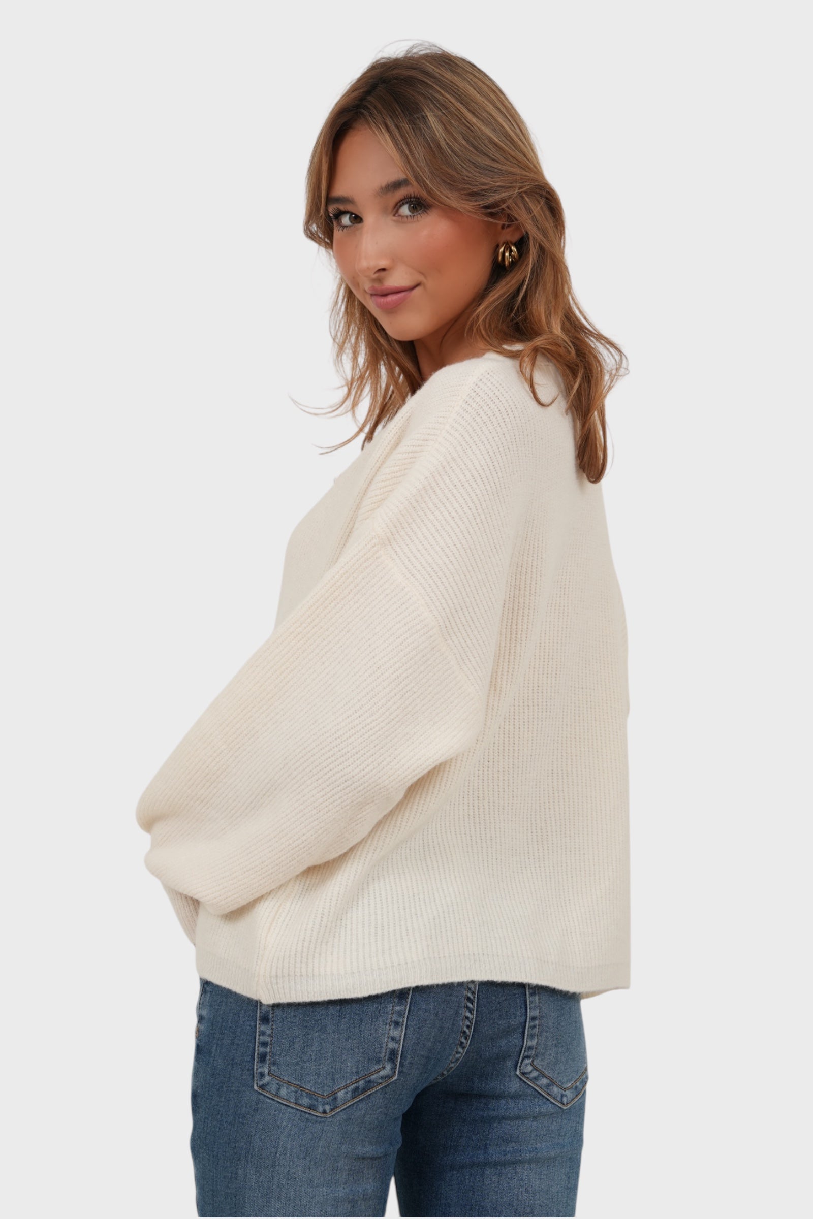 "Fall" vest white