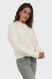 "Olivia" cardigan white