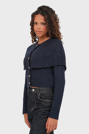 "Chloe" Cardigan Navy