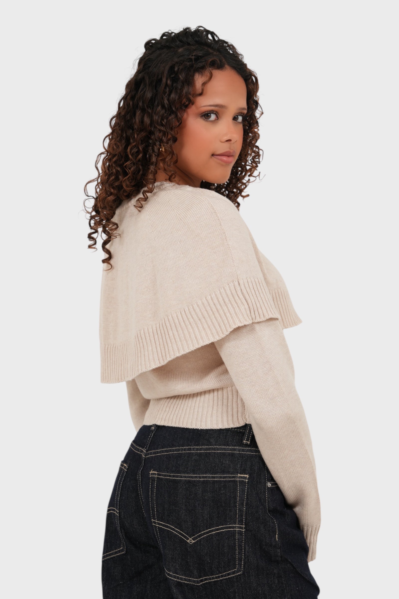 "Chloe" cardigan beige