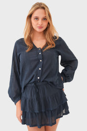 Bluse "Olivia" navy