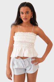 "Juni" Top White