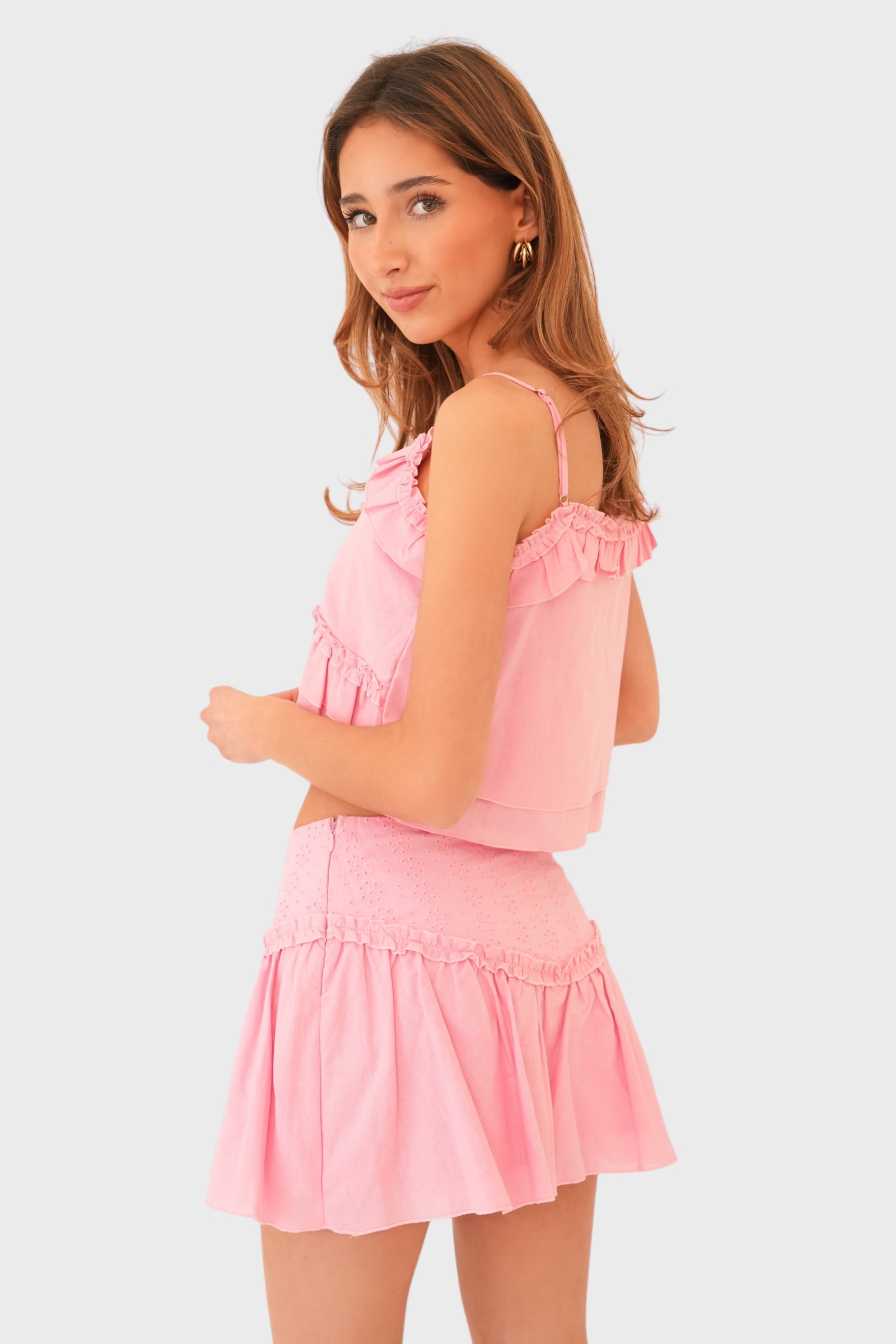 "Belle" top pink