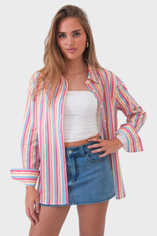 "Azul" blouse striped