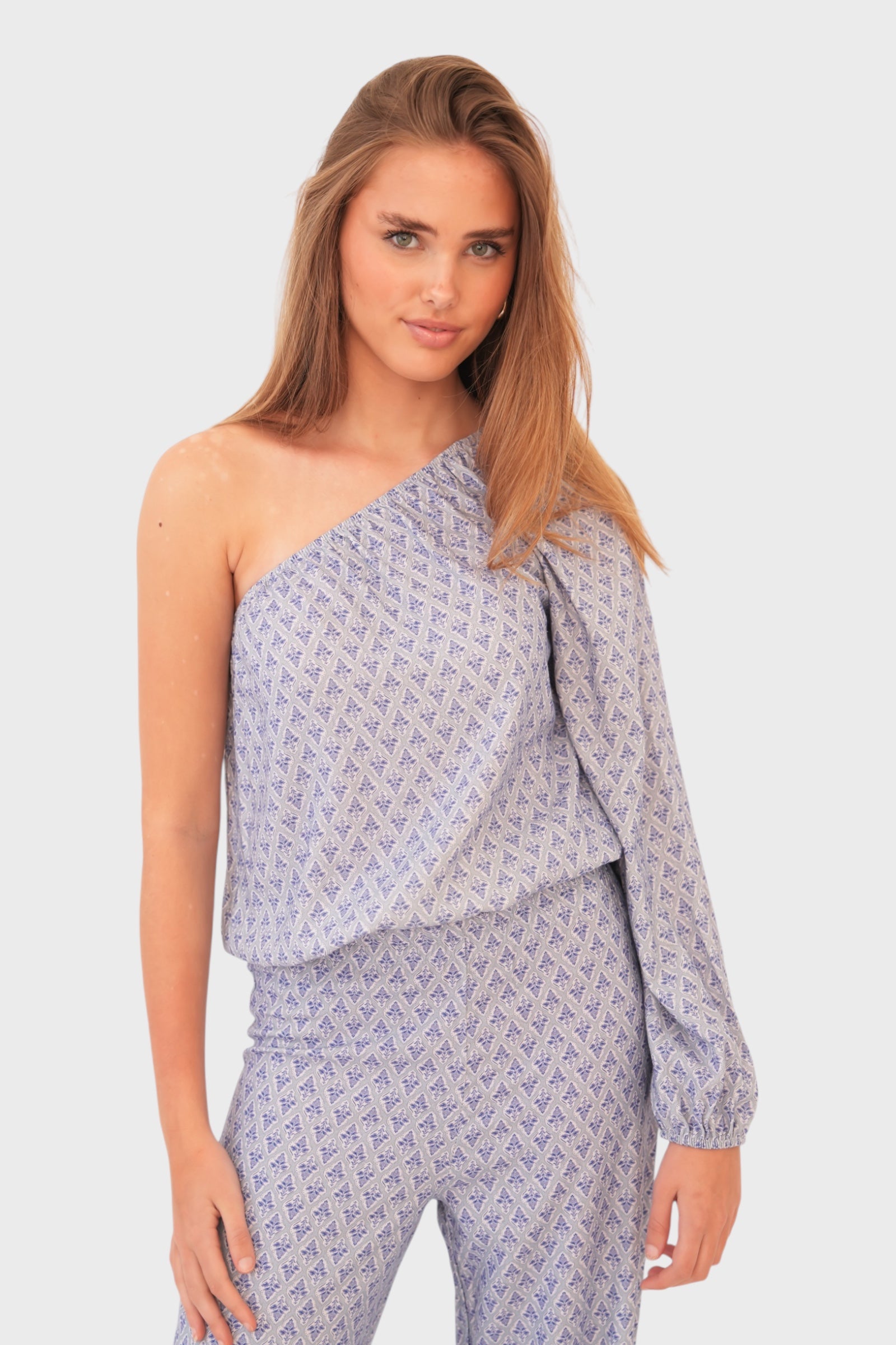 "Azul" blouse striped