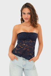 "Ruby" top navy