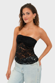 "Ruby" top black