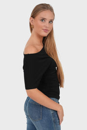 "Zara" top black