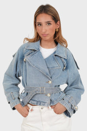 "Gigi" denim jacket blue
