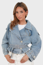 "Gigi" denim jacket blue