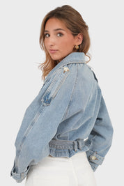 "Gigi" denim jacket blue