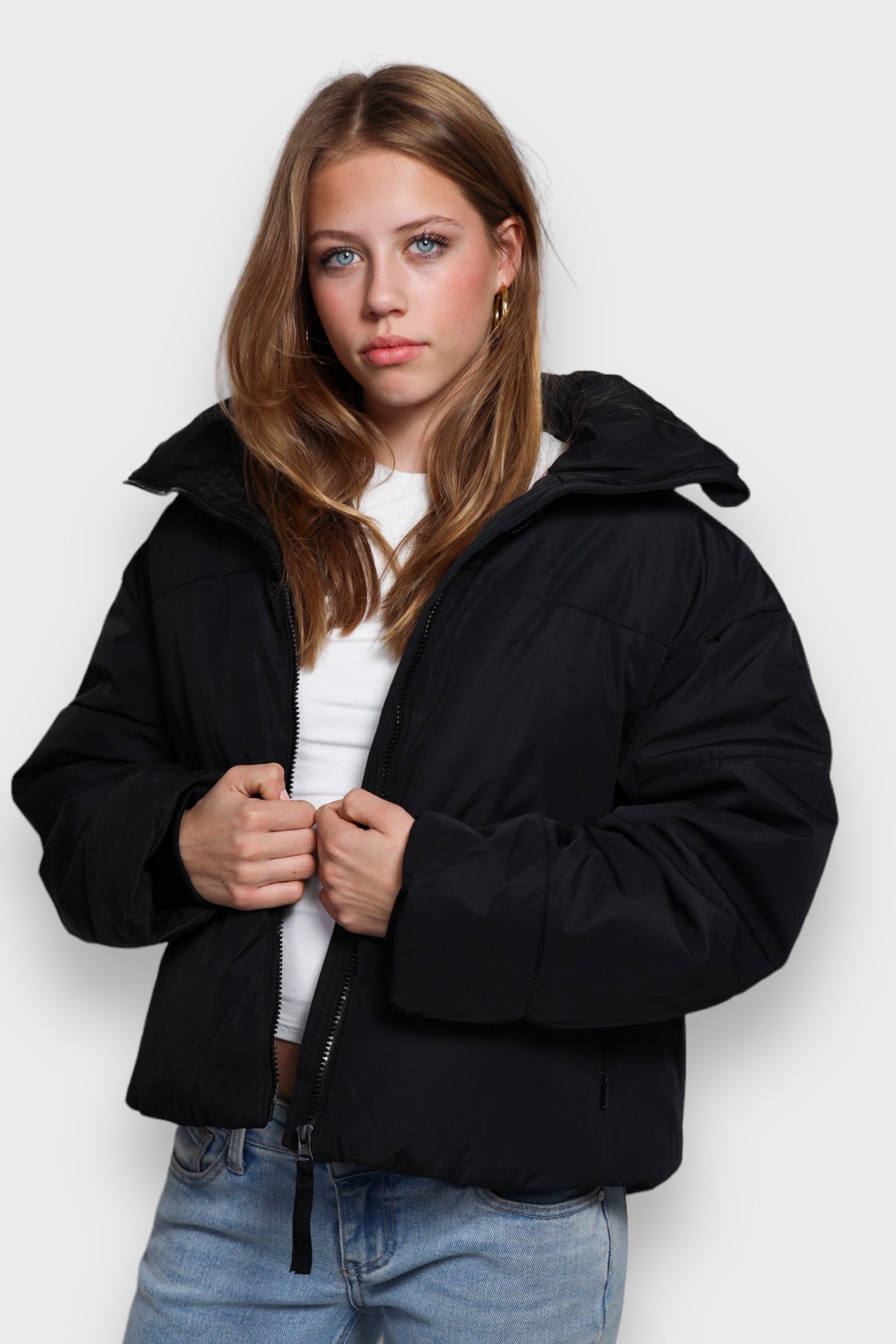 Puffer jacket black