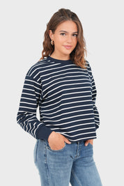 "Boat" top navy