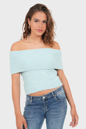 "Flore" top blue (PRE ORDER)