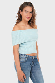 "Flore" top blue (PRE ORDER)