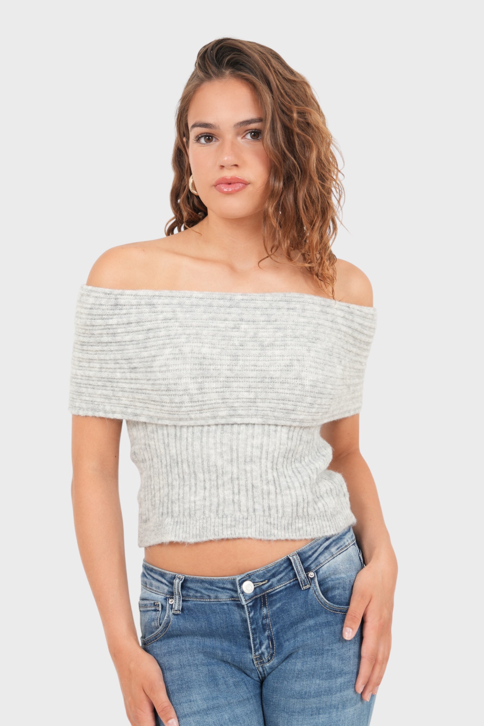 "Flore" top grey (PRE ORDER)