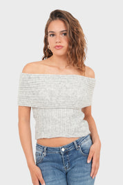"Flore" top grey (PRE ORDER)
