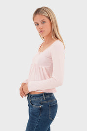 "Charlotte" top pink