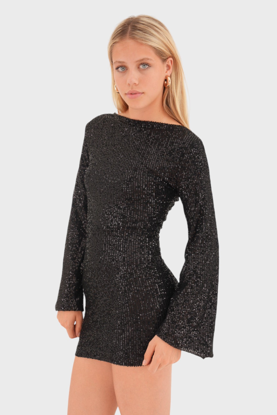 "Shine" dress black