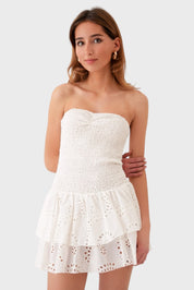 "Night out" dress white