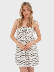 "Angel dot" dress white (PRE ORDER)