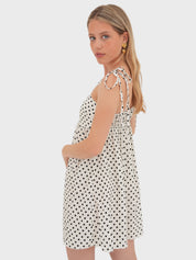 "Angel dot" dress white (PRE ORDER)