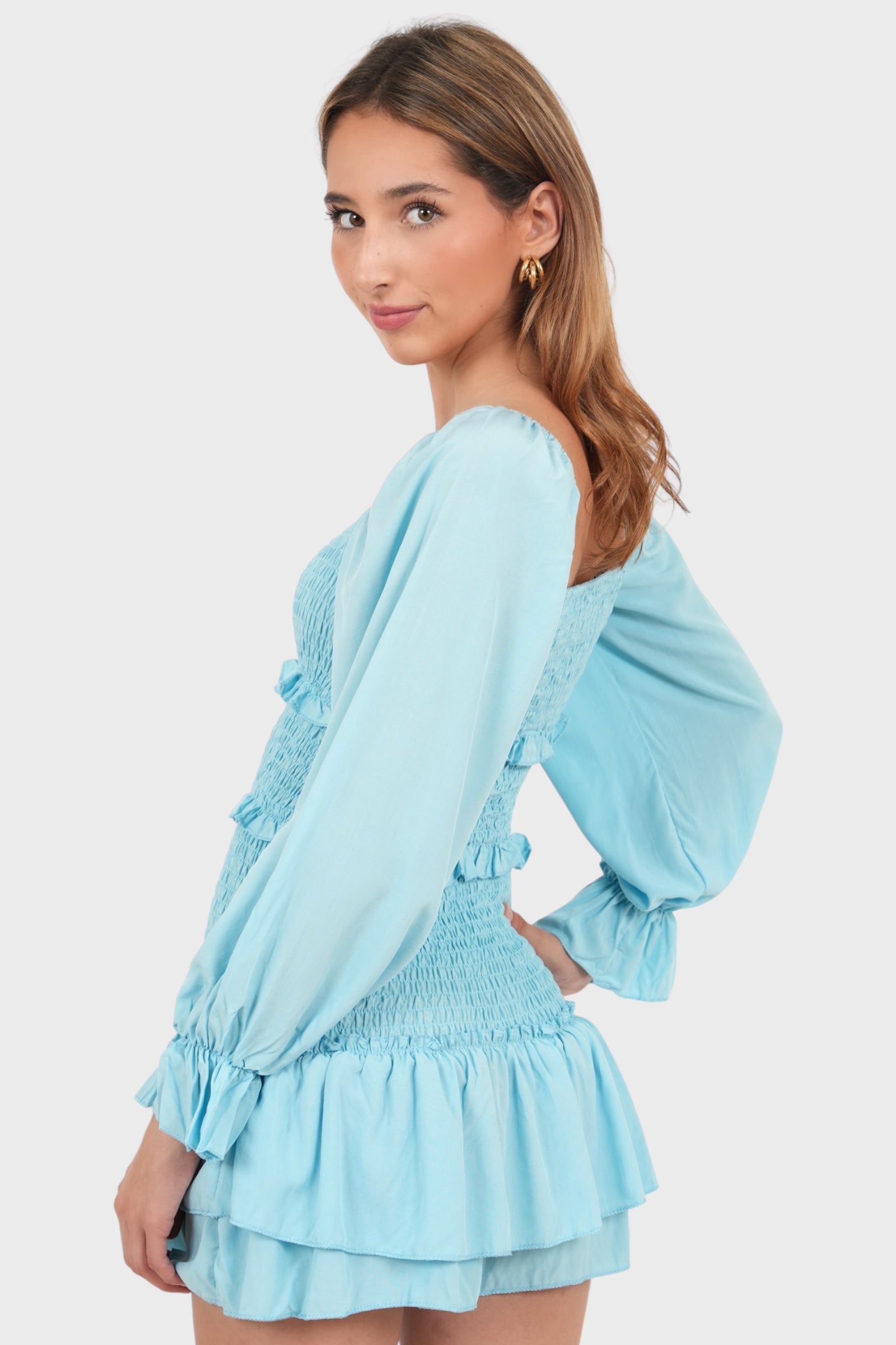 Robe "Sunny" bleu ciel