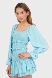 Robe "Sunny" bleu ciel