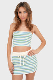 "Island" skirt blue
