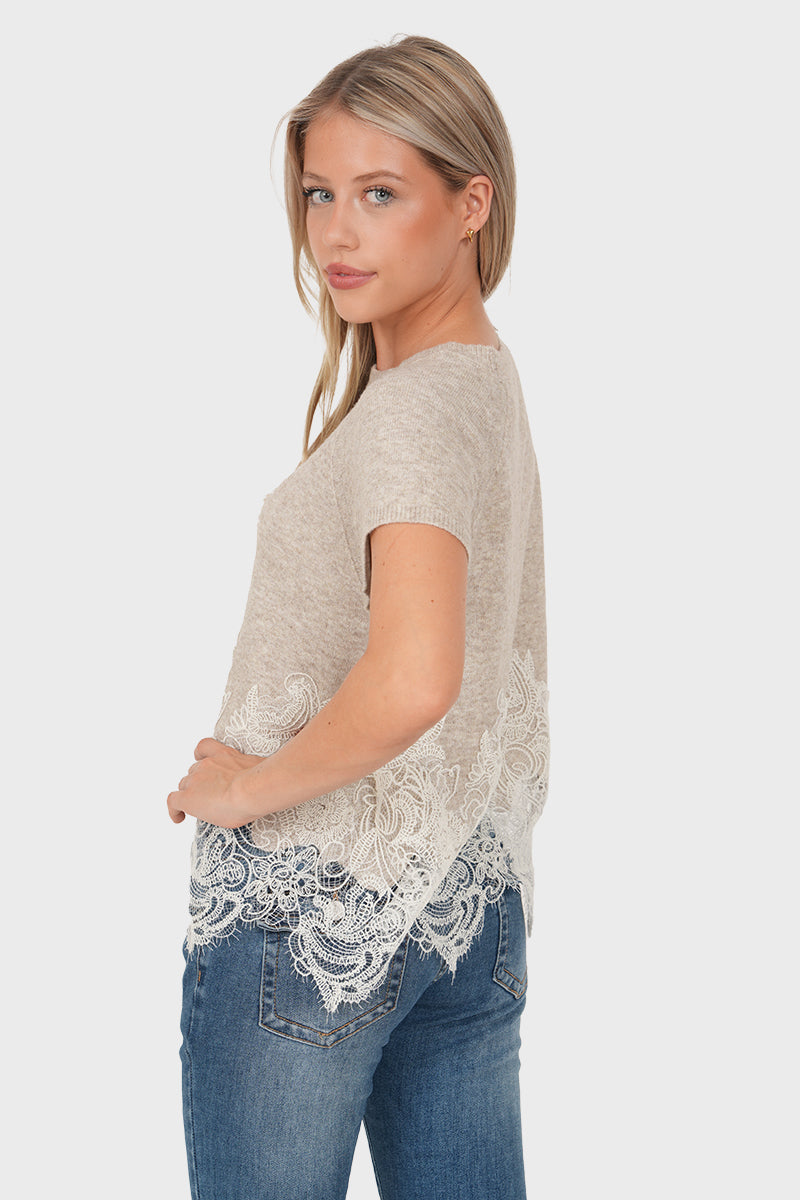 "Sofie" sweater stone