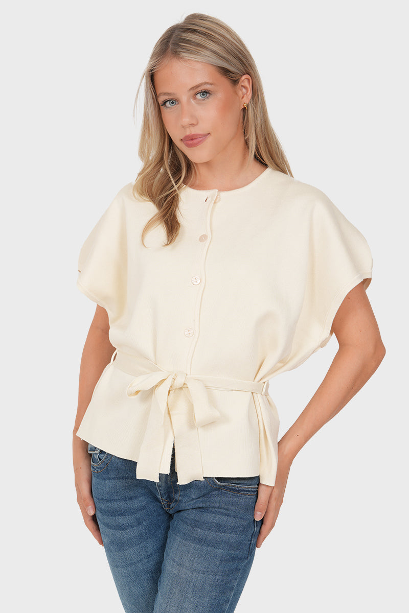 "Lena" vest white
