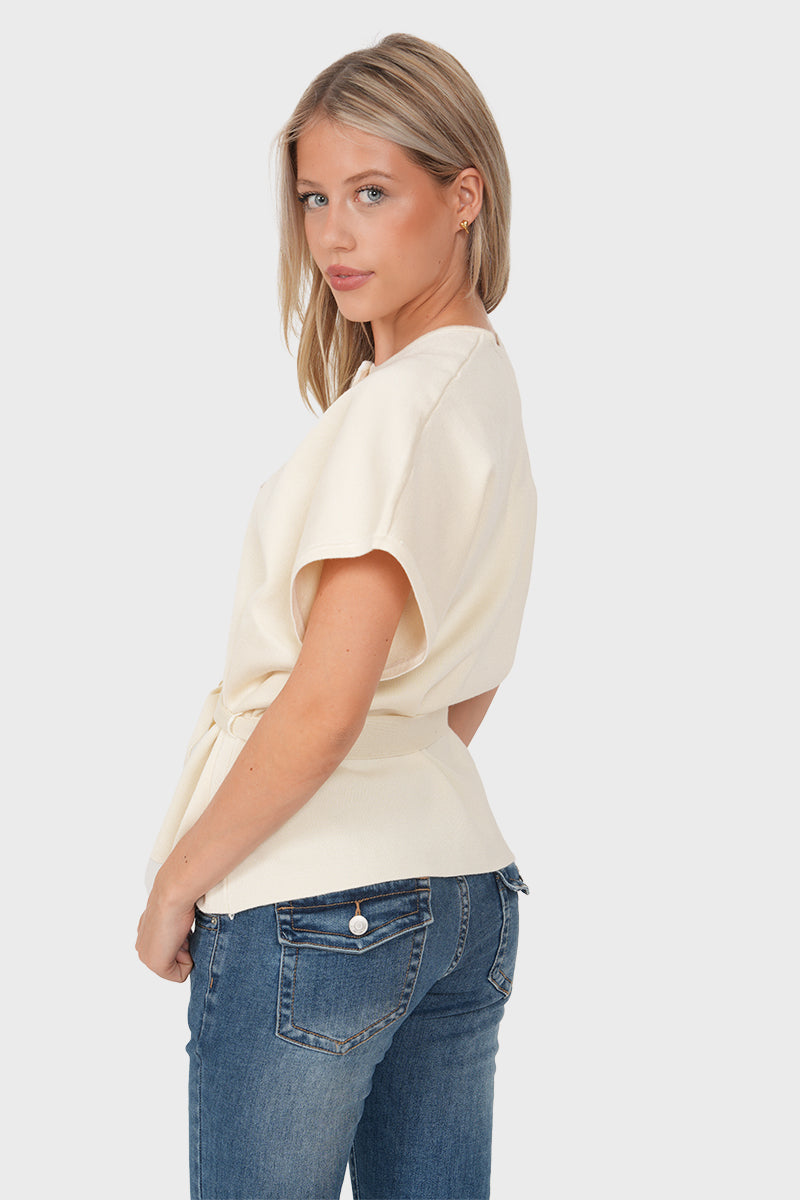 "Lena" vest white