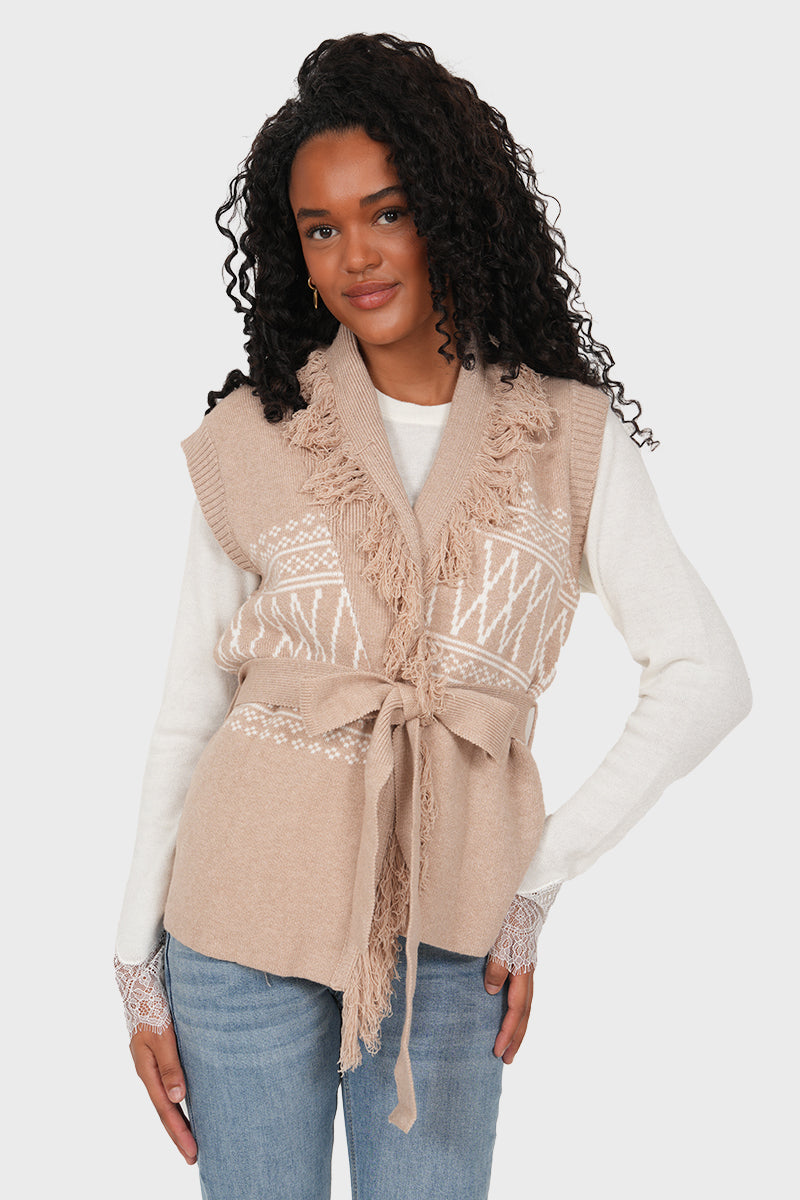 "Liva" cardigan taupe