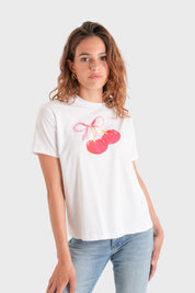 "Cherry bow" t-shirt