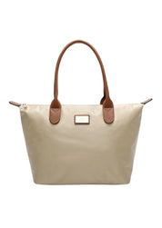 "School" bag beige