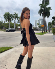 "Bow" dress black