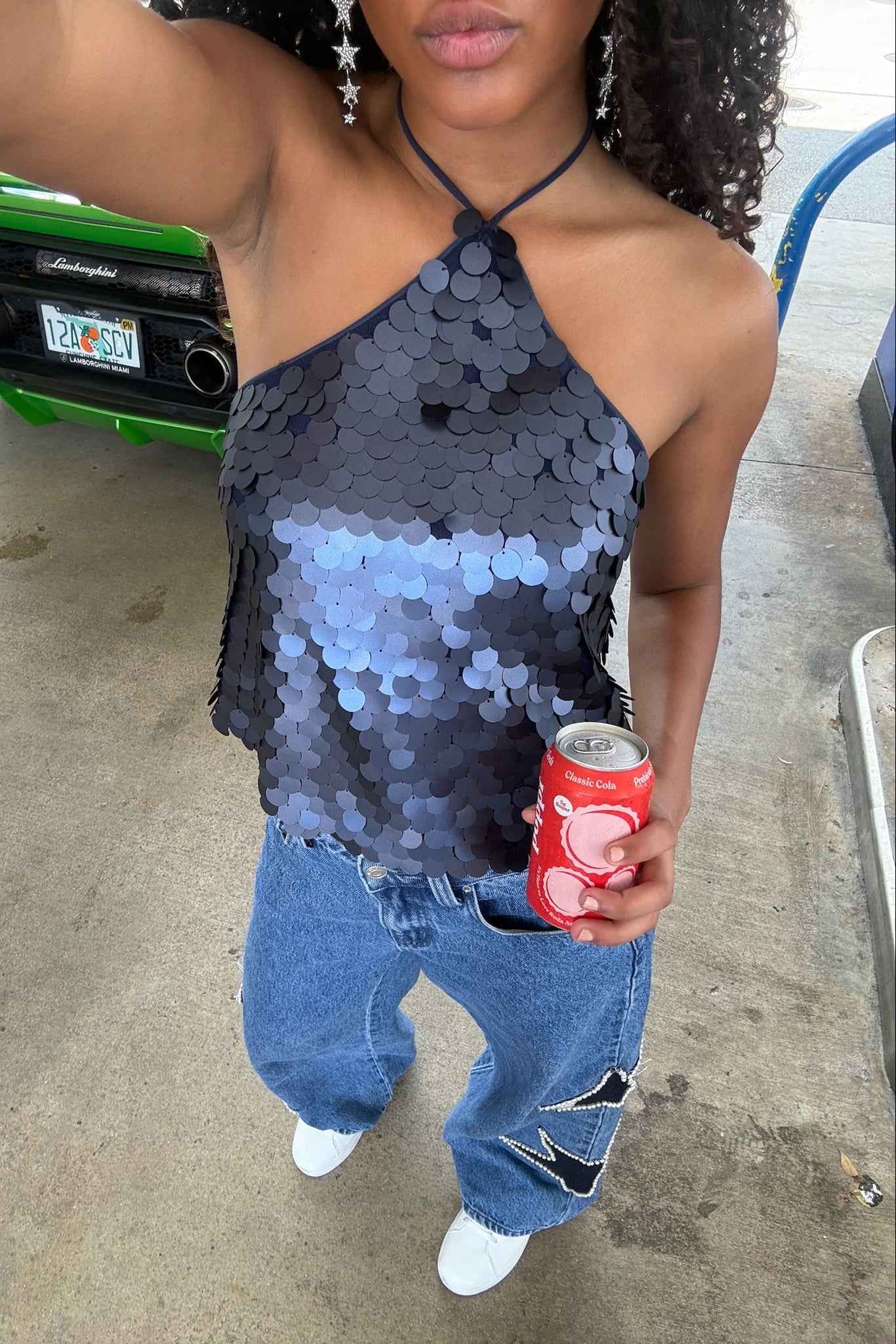 "Moon" top navy (pre-order)