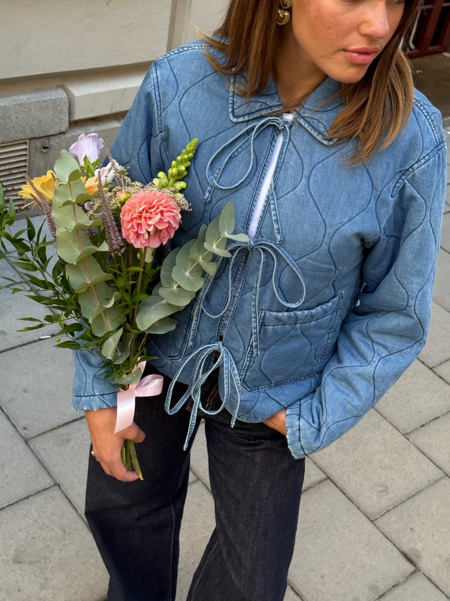 "Mabel" denimjacka blå