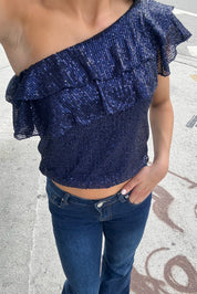 "Soho" top navy