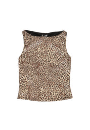 "Glitter leopard" top