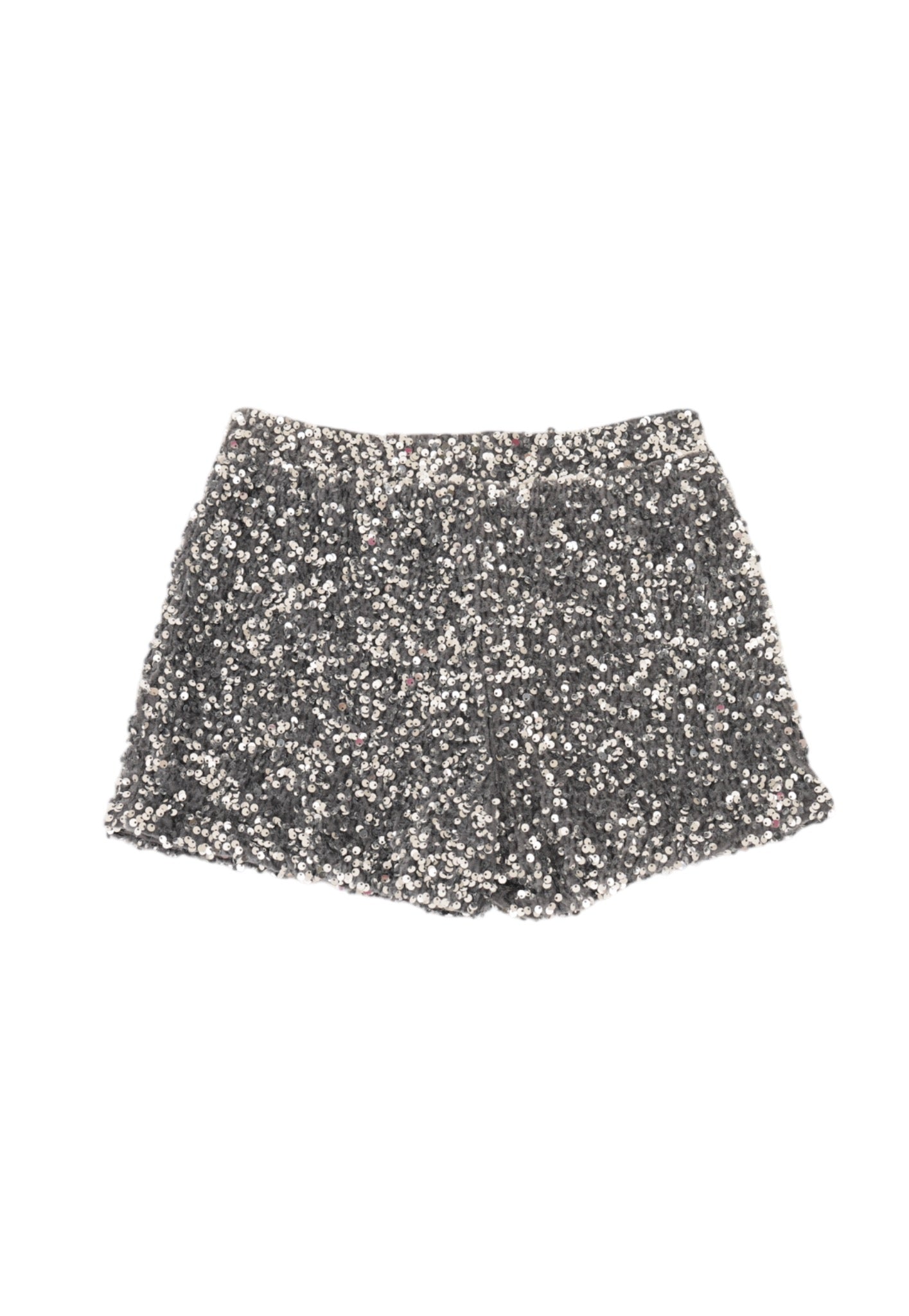 "Sparkle" shorts silver