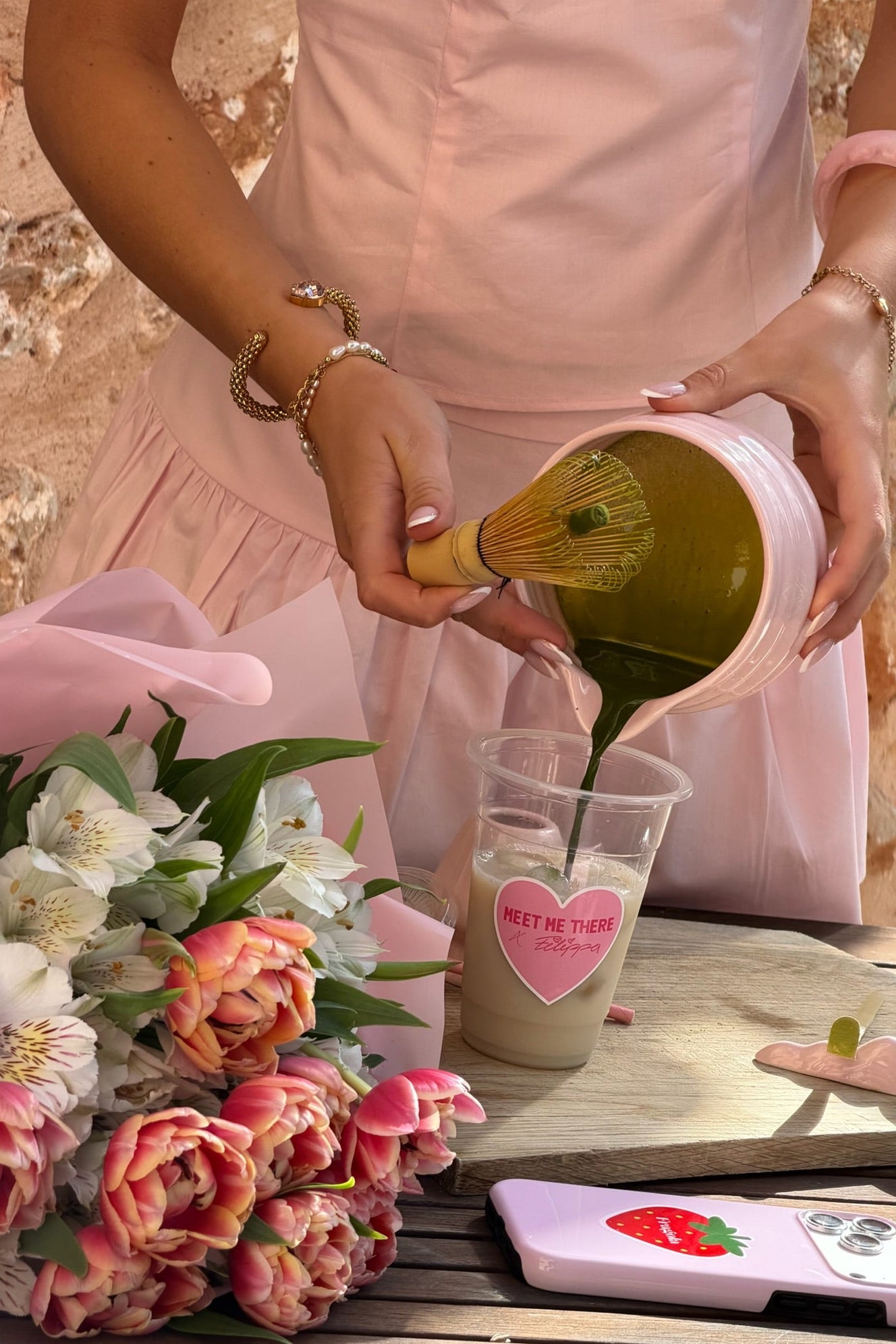 "Pretty in pink” top & "Pretty in pink” skirt bundle deal