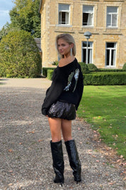 “Cassidy” skirt black