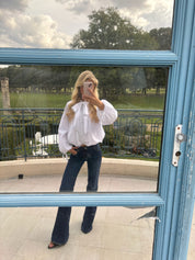 Jeans "Spitzen" dunkelblau