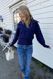 "Sahra” cardigan navy